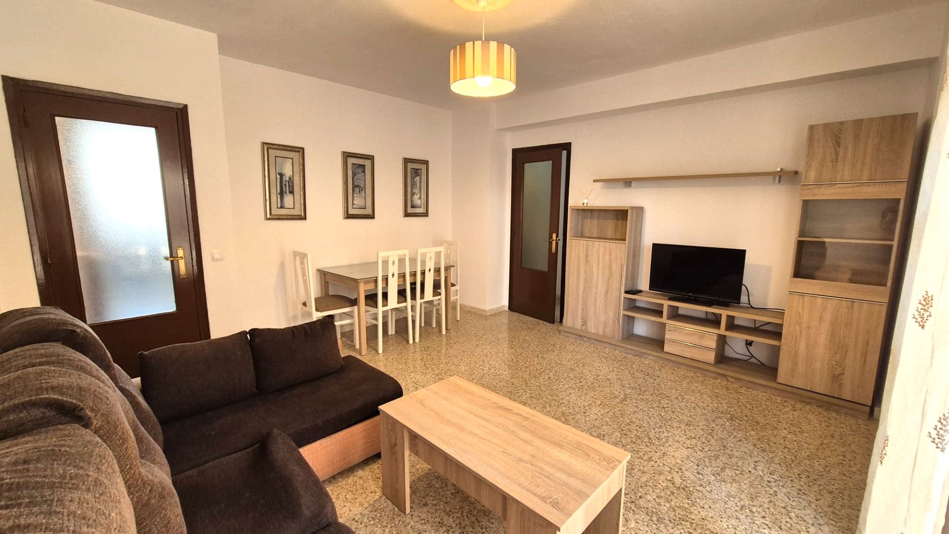 Living room of Flat to rent in Badajoz Capital  with Furnished, Oven and Washing machine
