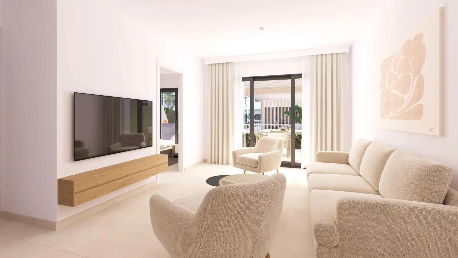 Sala de estar de Ático en venta en Torre-Pacheco con Terraza, Trastero y Piscina comunitaria