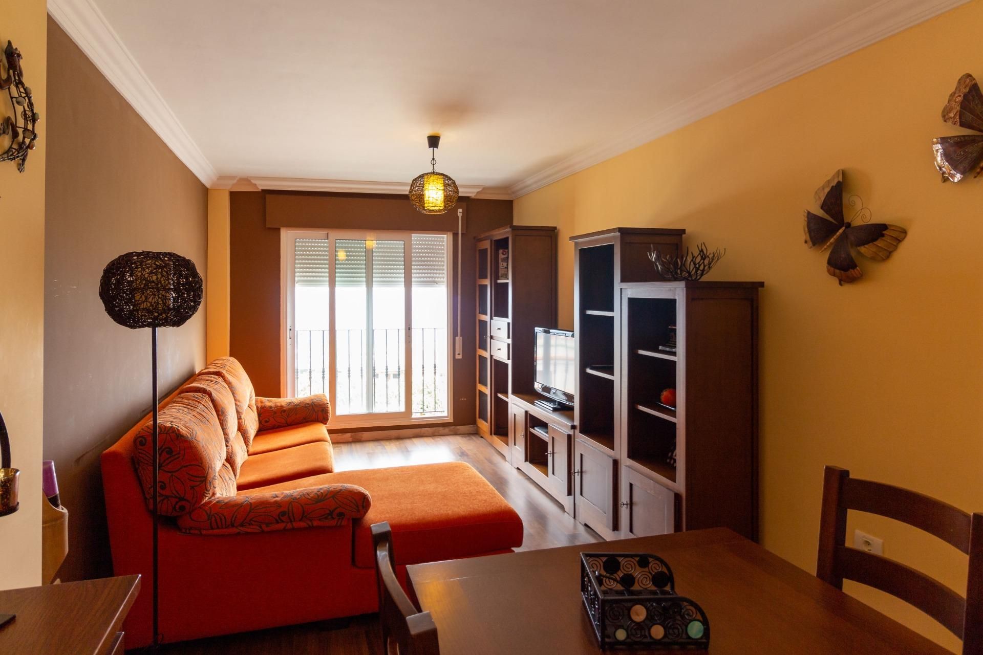 Sala de estar de Piso de alquiler en San Cristóbal de la Laguna con Balcón