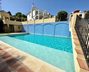 Swimming pool of Single-family semi-detached for sale in Marbella  with Air Conditioner, Terrace and Swimming Pool