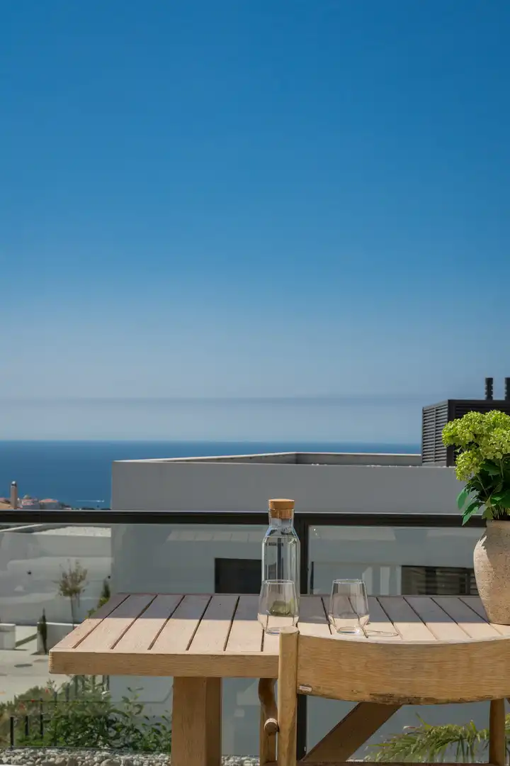 Terrace of Detached homes for sale in Mijas  with Private garden and Swimming Pool