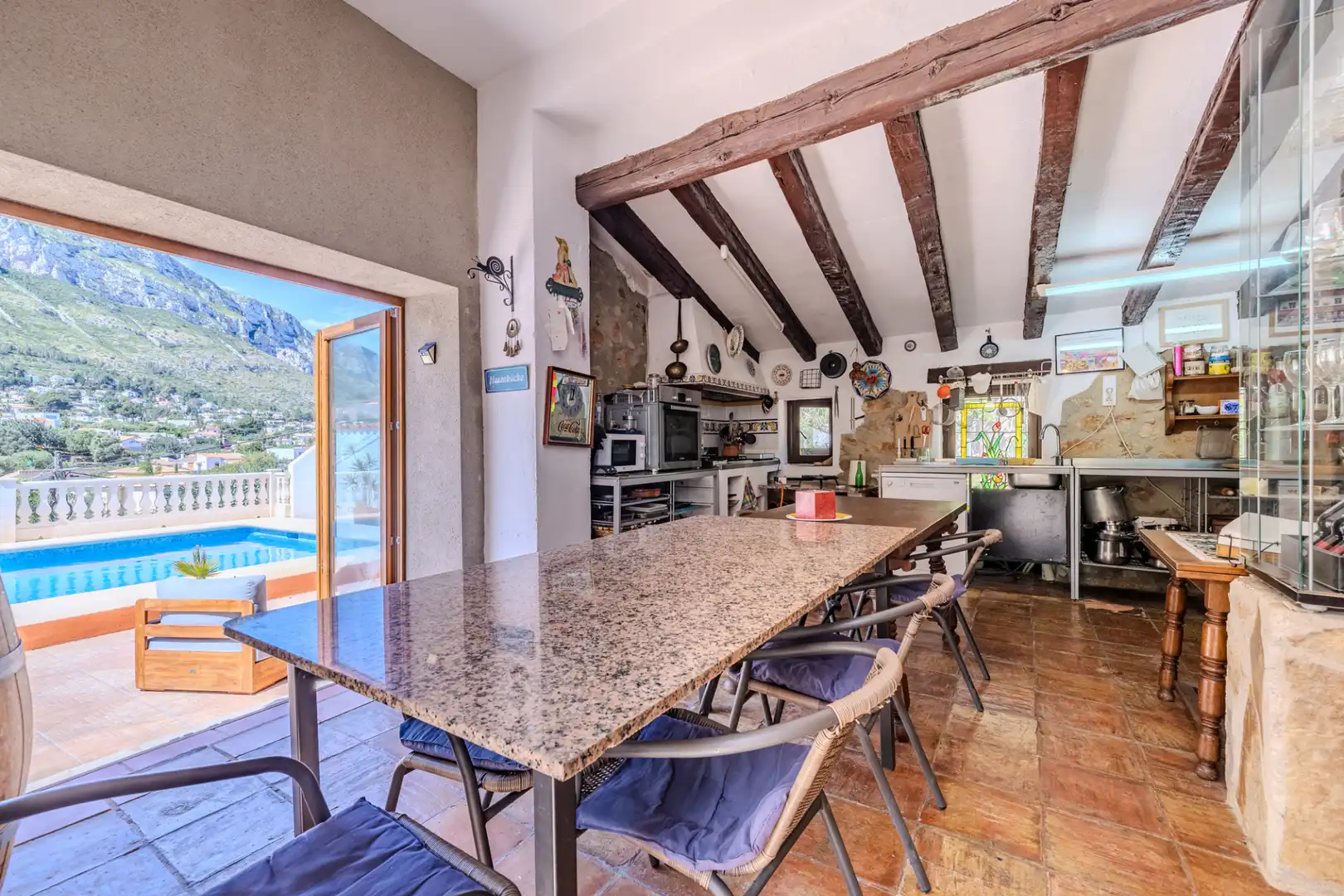 Kitchen of Houses for sale in Dénia  with Air Conditioner, Private garden and Terrace
