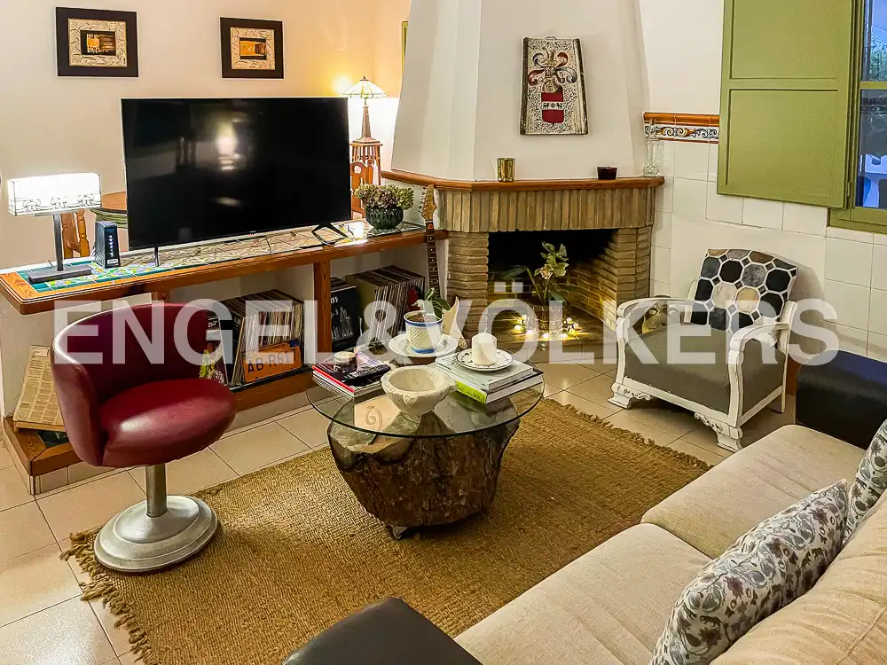 Sala de estar de Casa o chalet en venta en Almazora / Almassora con Calefacción, Jardín privado y Terraza
