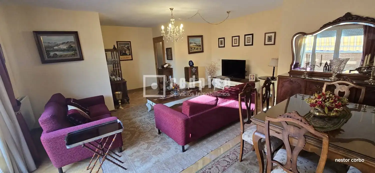 Living room of Flat for sale in Torrejón de Ardoz  with Heating, Private garden and Parquet flooring