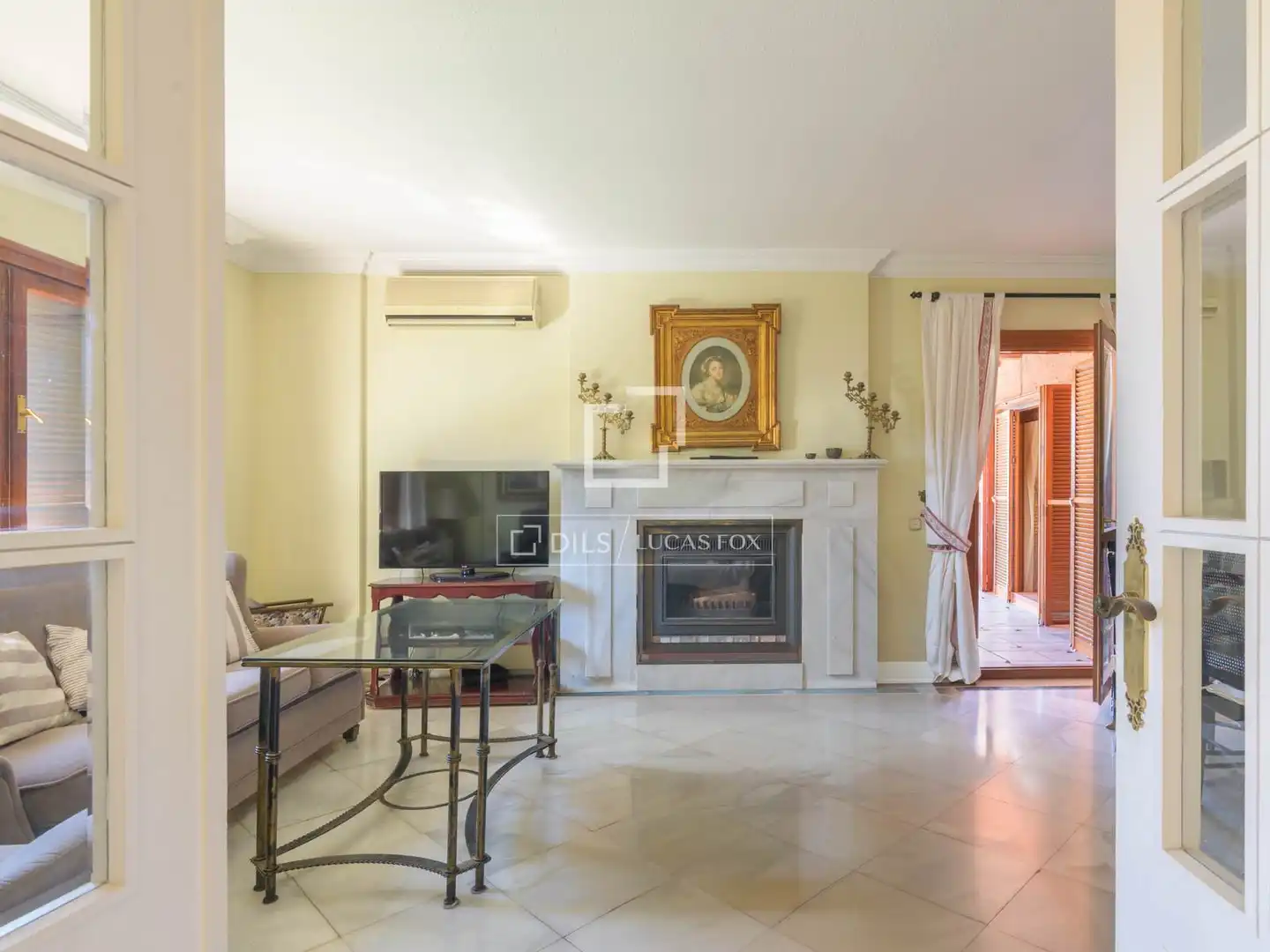 Sala de estar de Casa o chalet en venta en Málaga con Aire acondicionado, Jardín privado y Terraza