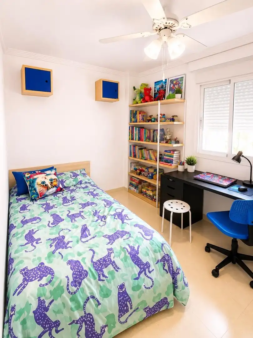 Schlafzimmer von Dachboden zum Verkauf in Málaga mit Klimaanlage, Terrasse und Abstellraum
