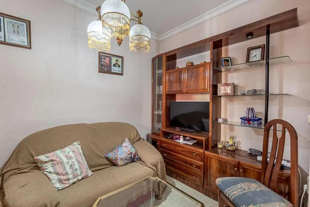 Sala d'estar de Pis en venda en Granada amb Calefacció i Balcó