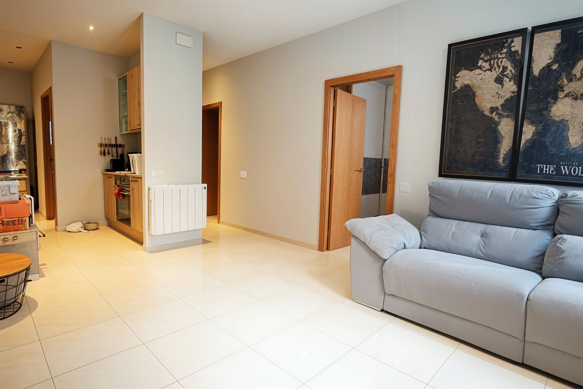 Sala d'estar de Pis en venda en  Barcelona Capital amb Aire condicionat, Calefacció i Terrassa
