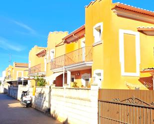 Exterior view of Single-family semi-detached for sale in Dénia  with Air Conditioner, Terrace and Swimming Pool