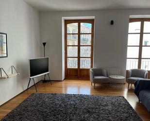 Living room of Flat to rent in  Valencia Capital  with Air Conditioner and Balcony