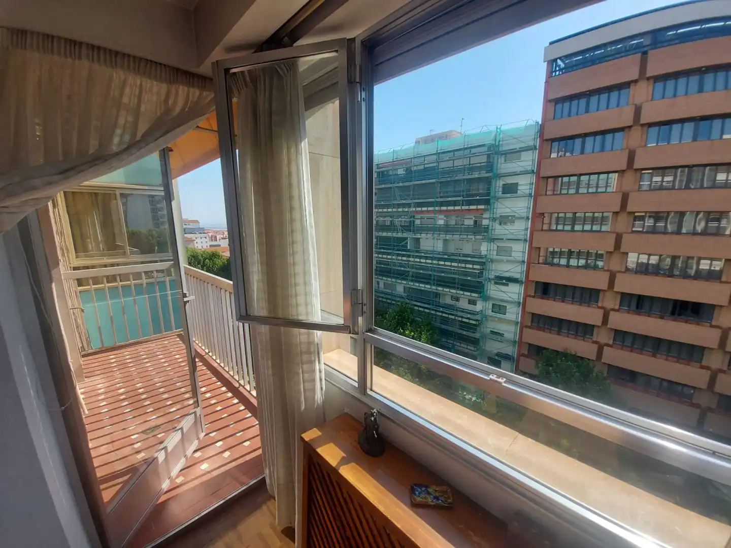 Balcony of Flat for sale in Jaén  with Air Conditioner, Heating and Parquet flooring