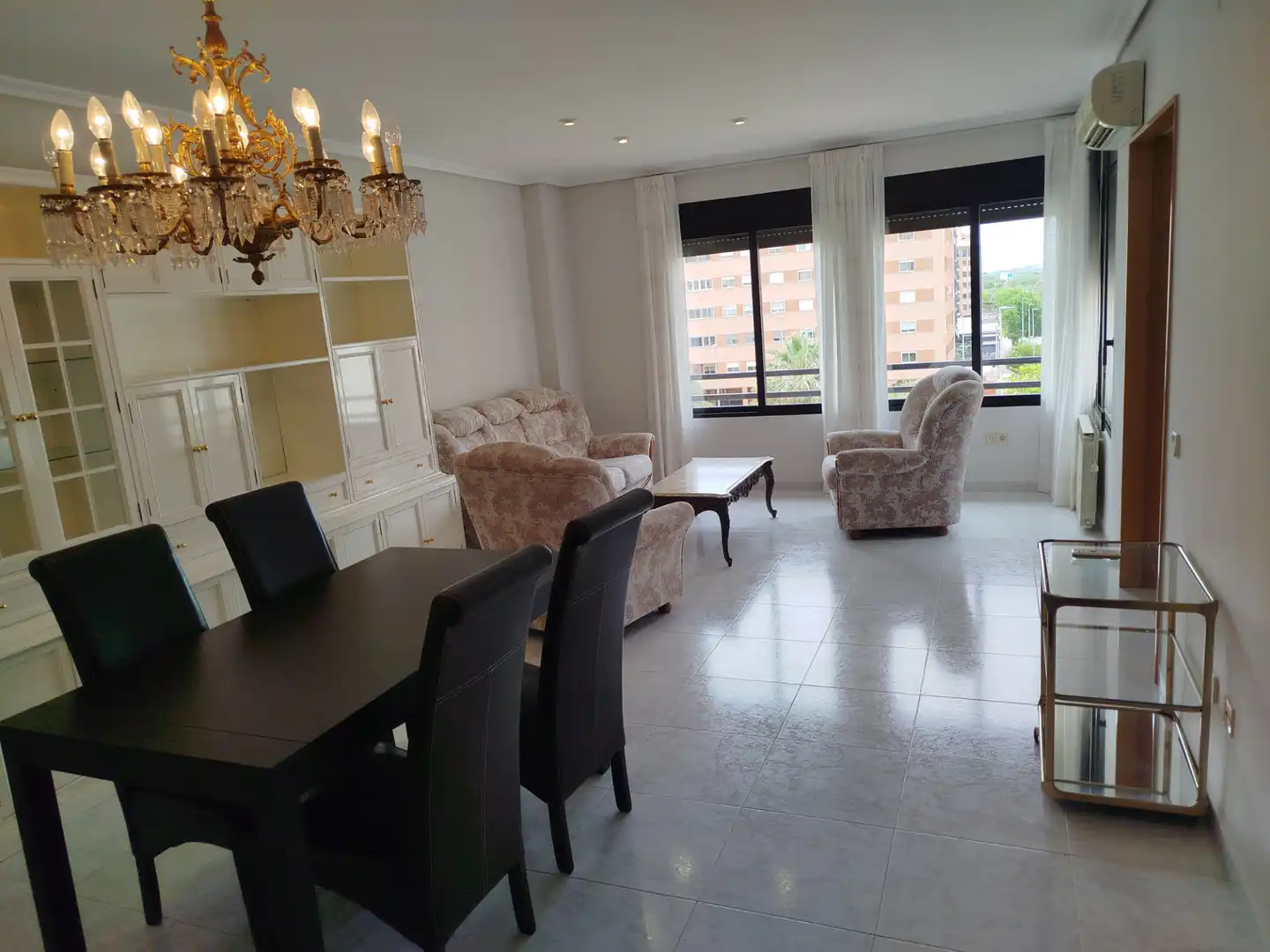 Living room of Flat for rent in Castellón de la Plana / Castelló de la Plana  with Heating, Furnished and Oven