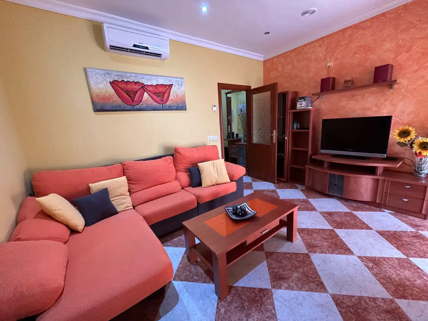 Sala d'estar de Pis en venda en Ciudad Real amb Aire condicionat, Calefacció i Terrassa