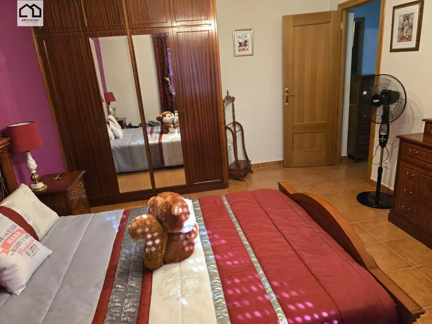 Dormitori de Casa adosada en venda en Los Cerralbos amb Aire condicionat, Terrassa i Traster