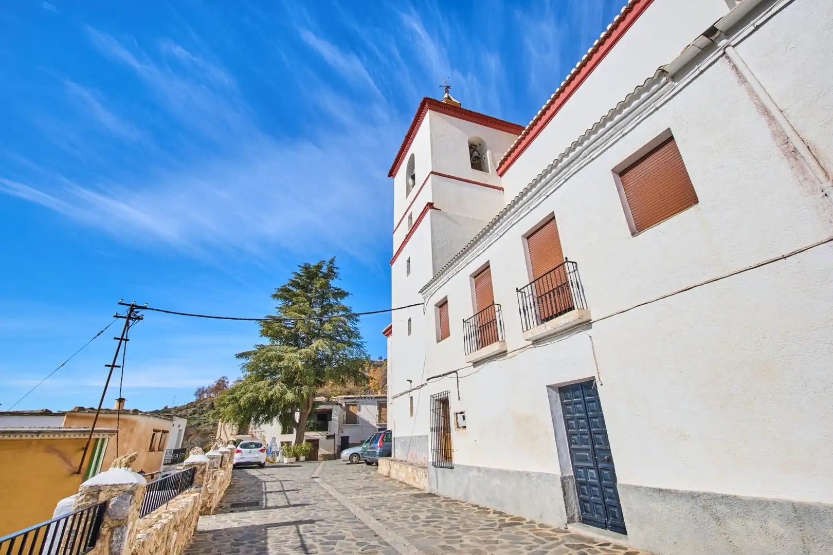 Exterior view of Houses for sale in Busquístar  with Terrace, Storage room and Balcony