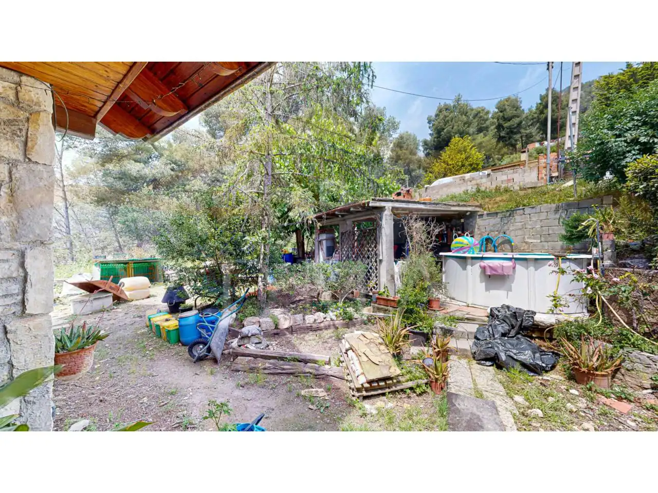 Garden of Houses for sale in Corbera de Llobregat  with Private garden, Terrace and Swimming Pool