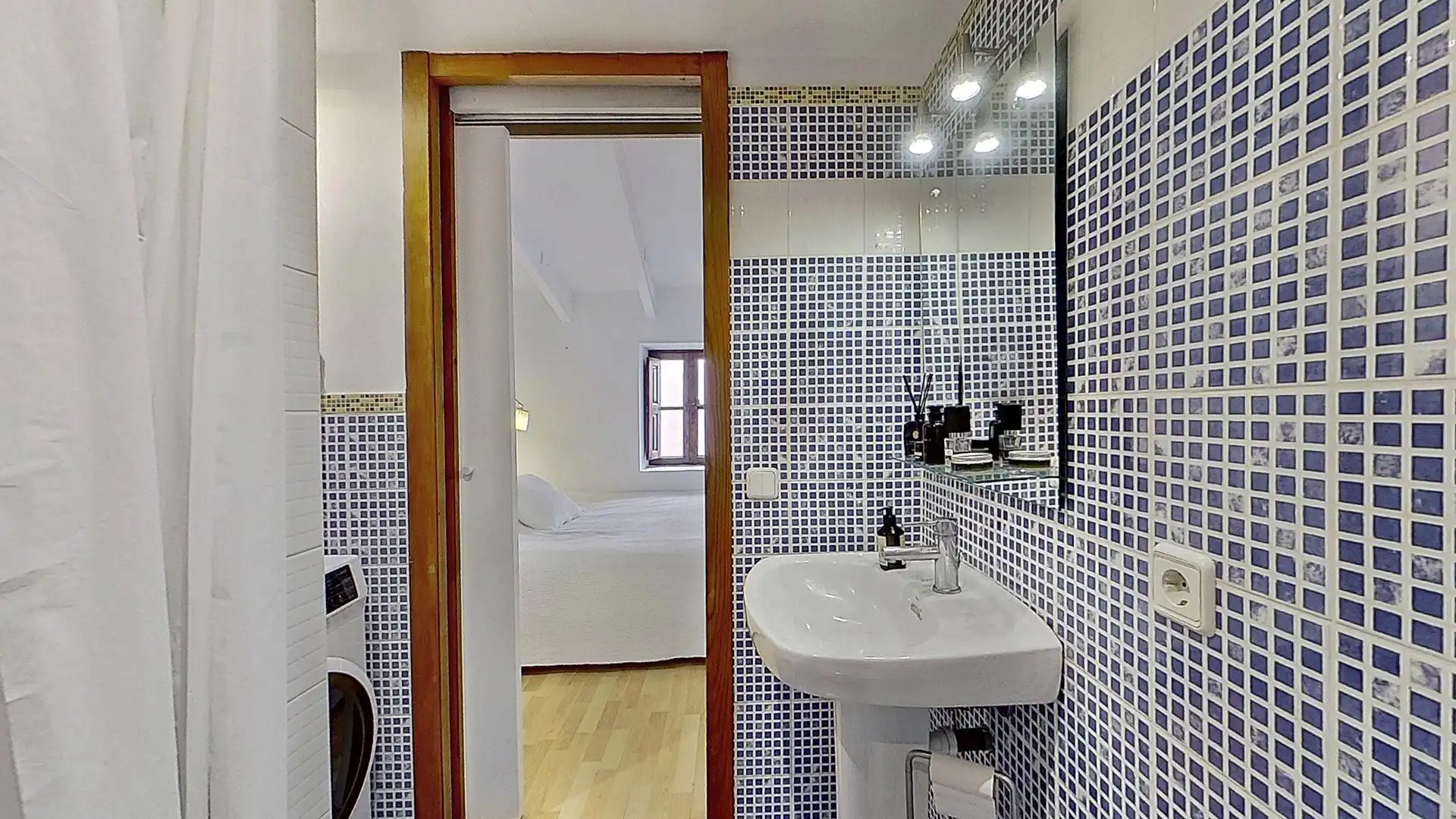 Badezimmer von Wohnung zum Verkauf in  Palma de Mallorca mit Klimaanlage, Möbliert und Balkon