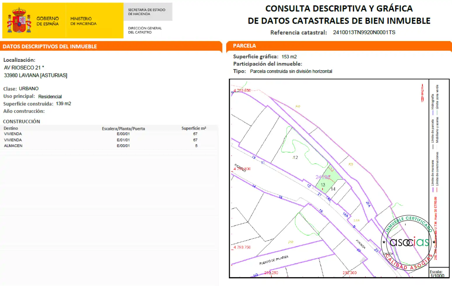 Casa a schiera con giardino in vendita a Pola de Laviana - AV RIOSECO 21, imagen 22