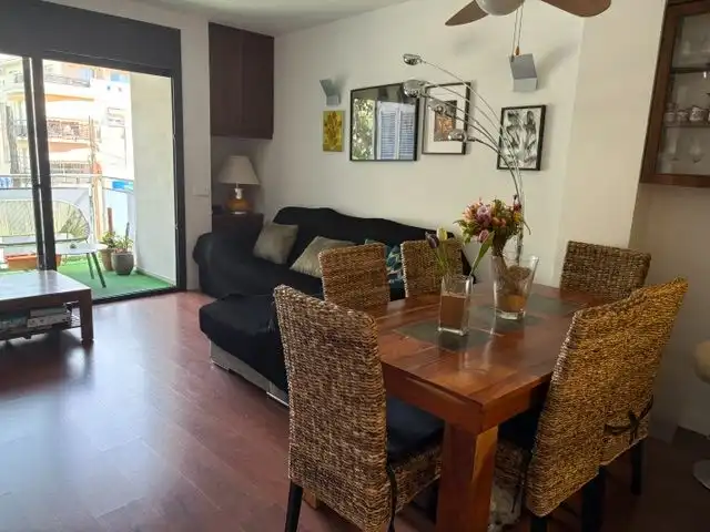 Esszimmer von Wohnung zum Verkauf in Sitges mit Klimaanlage, Terrasse und Balkon