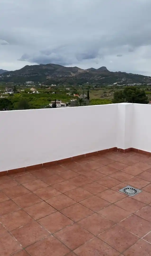 Terraza de Dúplex de alquiler en Beniarjó con Terraza y Amueblado