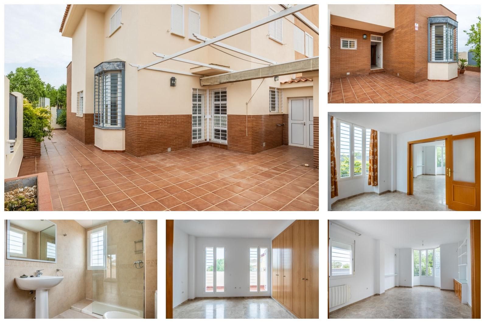 Vista exterior de Casa adosada en venda en Castilleja de la Cuesta amb Terrassa i Balcó