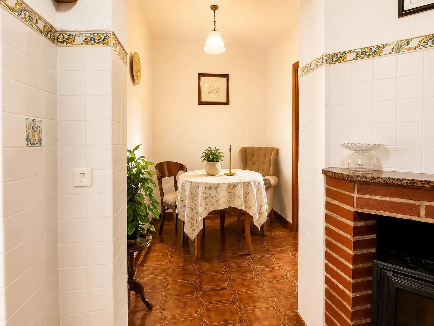 Dining room of Houses for sale in Peralejos de Abajo  with Heating, Terrace and Furnished