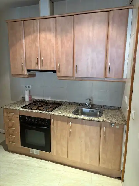 Küche von Wohnung zum Verkauf in Barcelona mit Abstellraum und Alarm