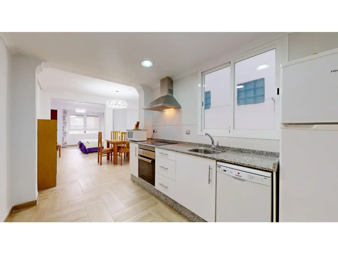 Cocina de Piso en venta en Valencia con Jardín privado