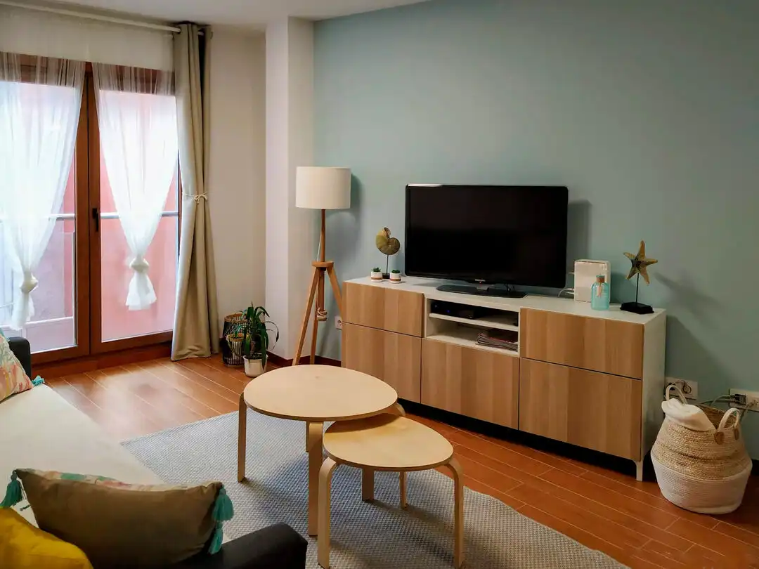 Living room of Flat for rent in Malpica de Bergantiños  with Heating, Oven and Washing machine
