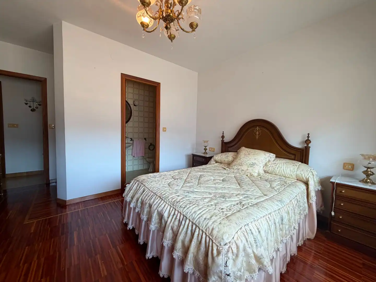 Bedroom of Flat for rent in Lugo  with Heating, Furnished and Oven