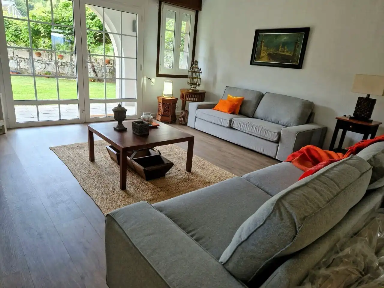 Sala d'estar de Casa o xalet en venda en Gondomar amb Calefacció, Parquet i Terrassa