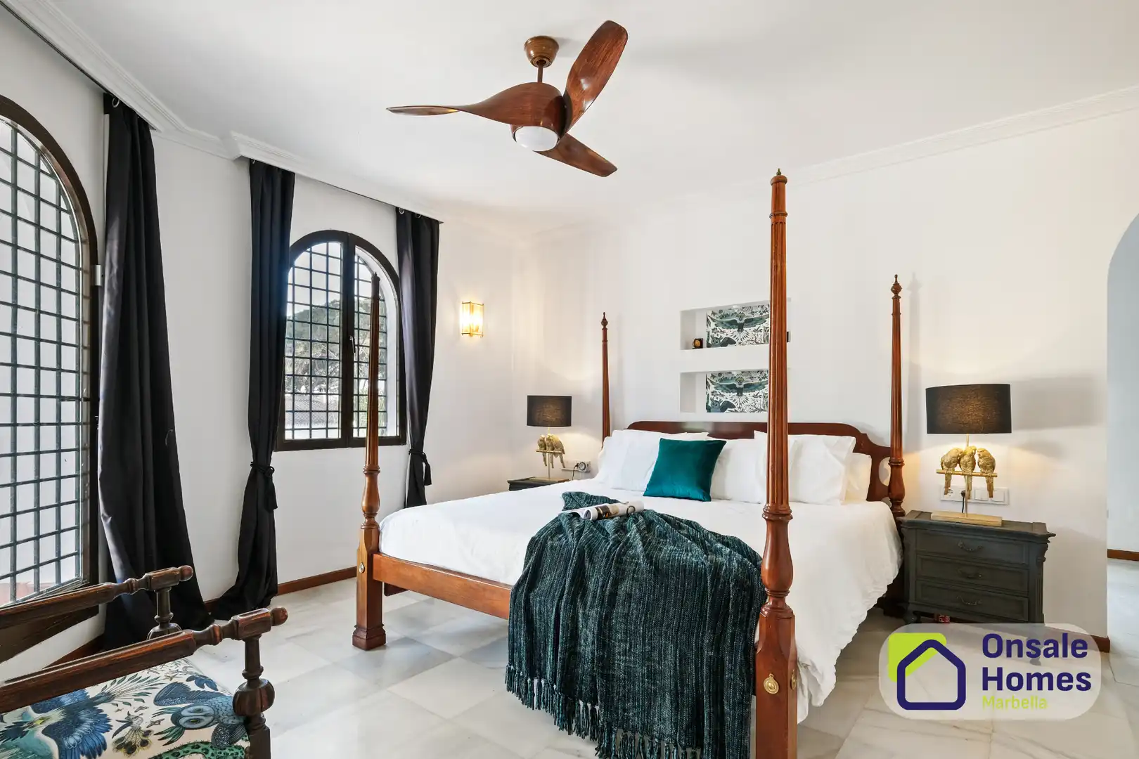 Habitación de Casa o chalet en venta en Marbella con Aire acondicionado, Jardín privado y Terraza