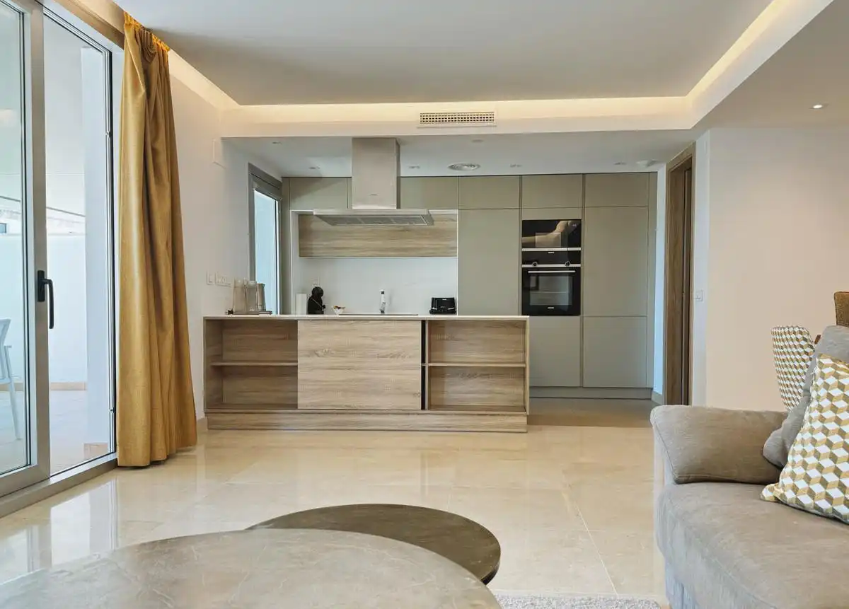 Cuina de Apartament de lloguer en Nueva Andalucía