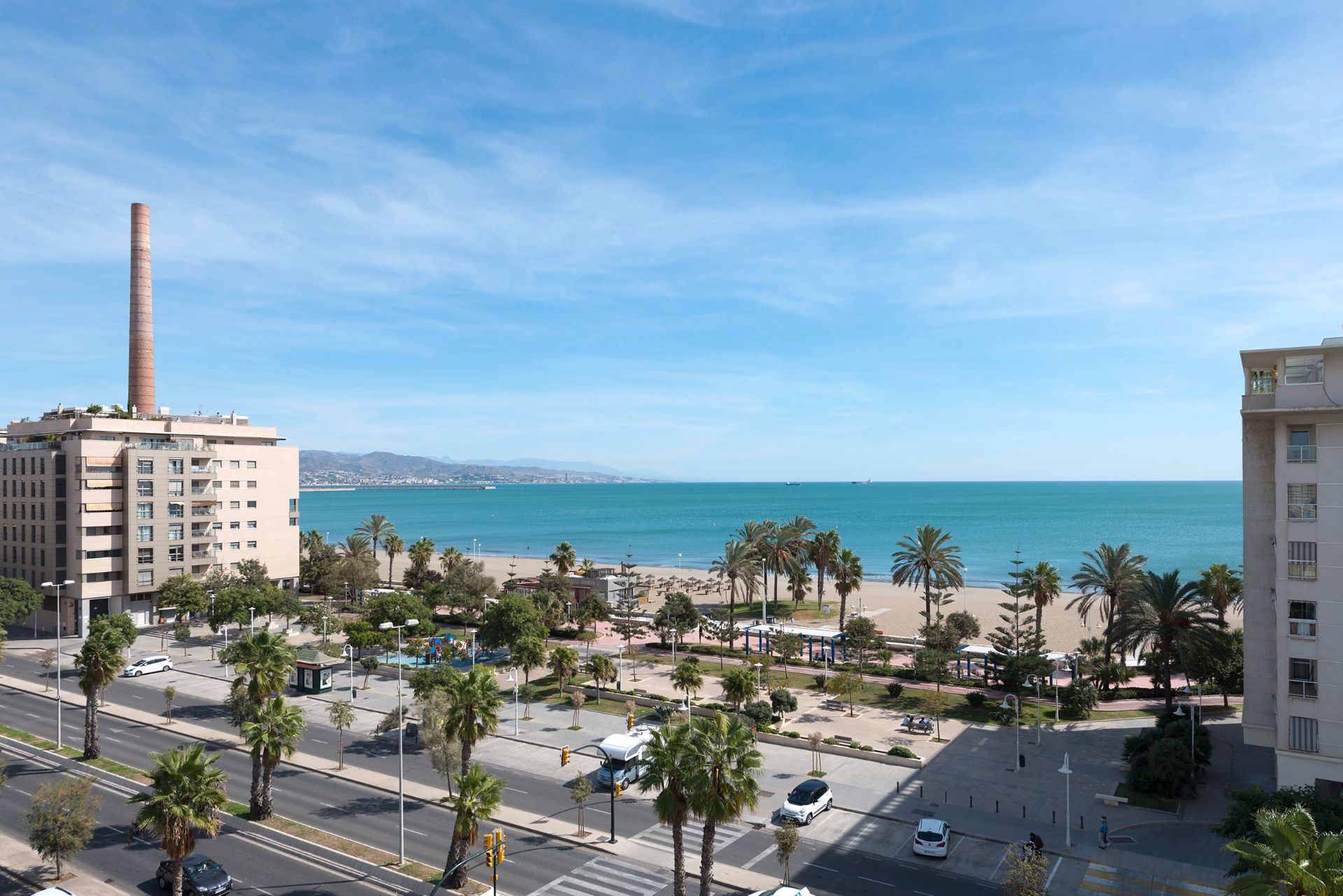Exterior view of Flat for sale in Málaga Capital  with Air Conditioner, Heating and Terrace