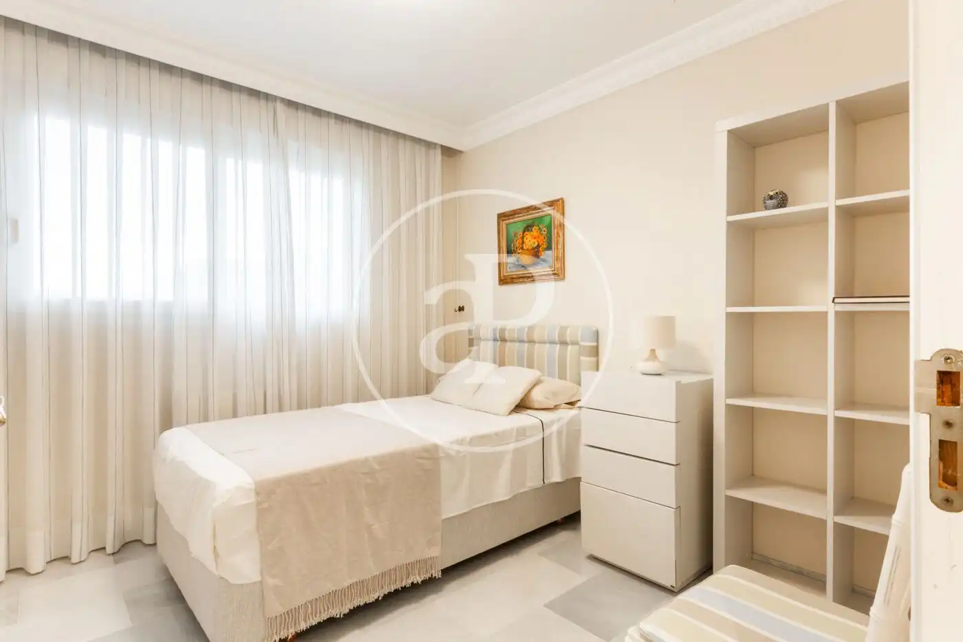 Bedroom of Flat for rent in Valencia  with Air Conditioner, Heating and Storage room