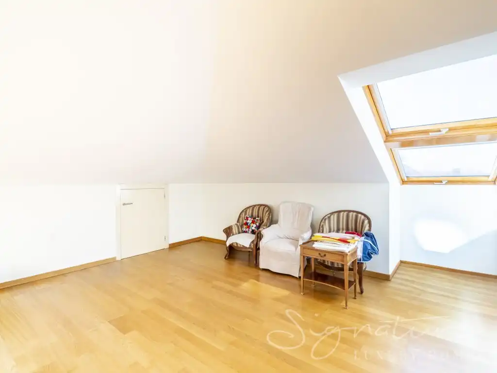 Bedroom of Attic for sale in Sant Cugat del Vallès  with Air Conditioner, Terrace and Swimming Pool