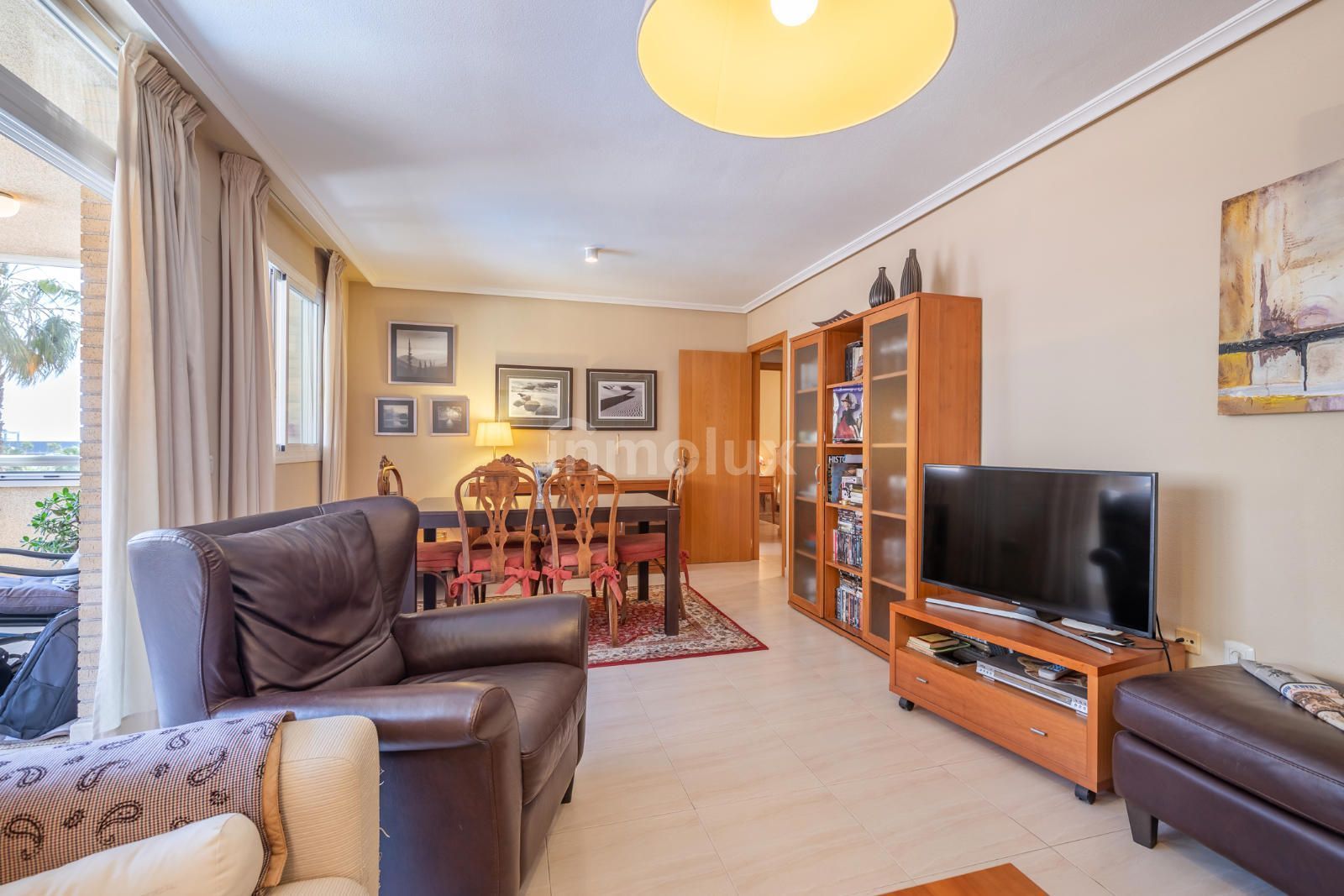 Living room of Flat for sale in Alicante / Alacant  with Terrace, Swimming Pool and Alarm