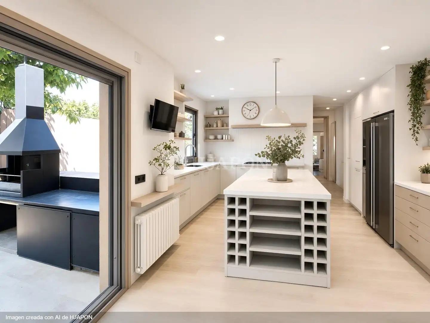 Cocina de Casa o chalet en venta en Alella con Aire acondicionado, Calefacción y Jardín privado