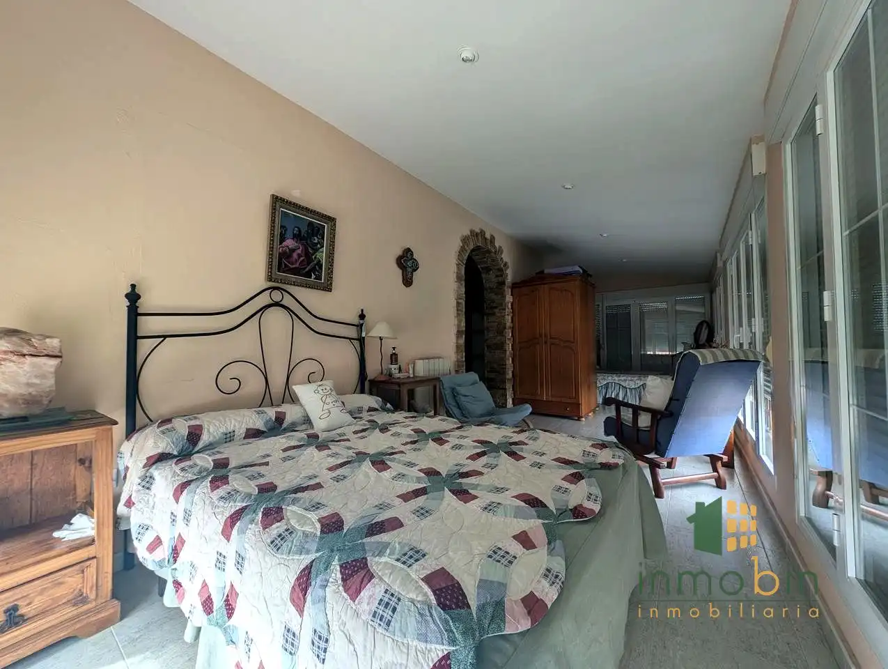 Habitación de Finca rústica en venta en Don Benito con Jardín privado y Piscina