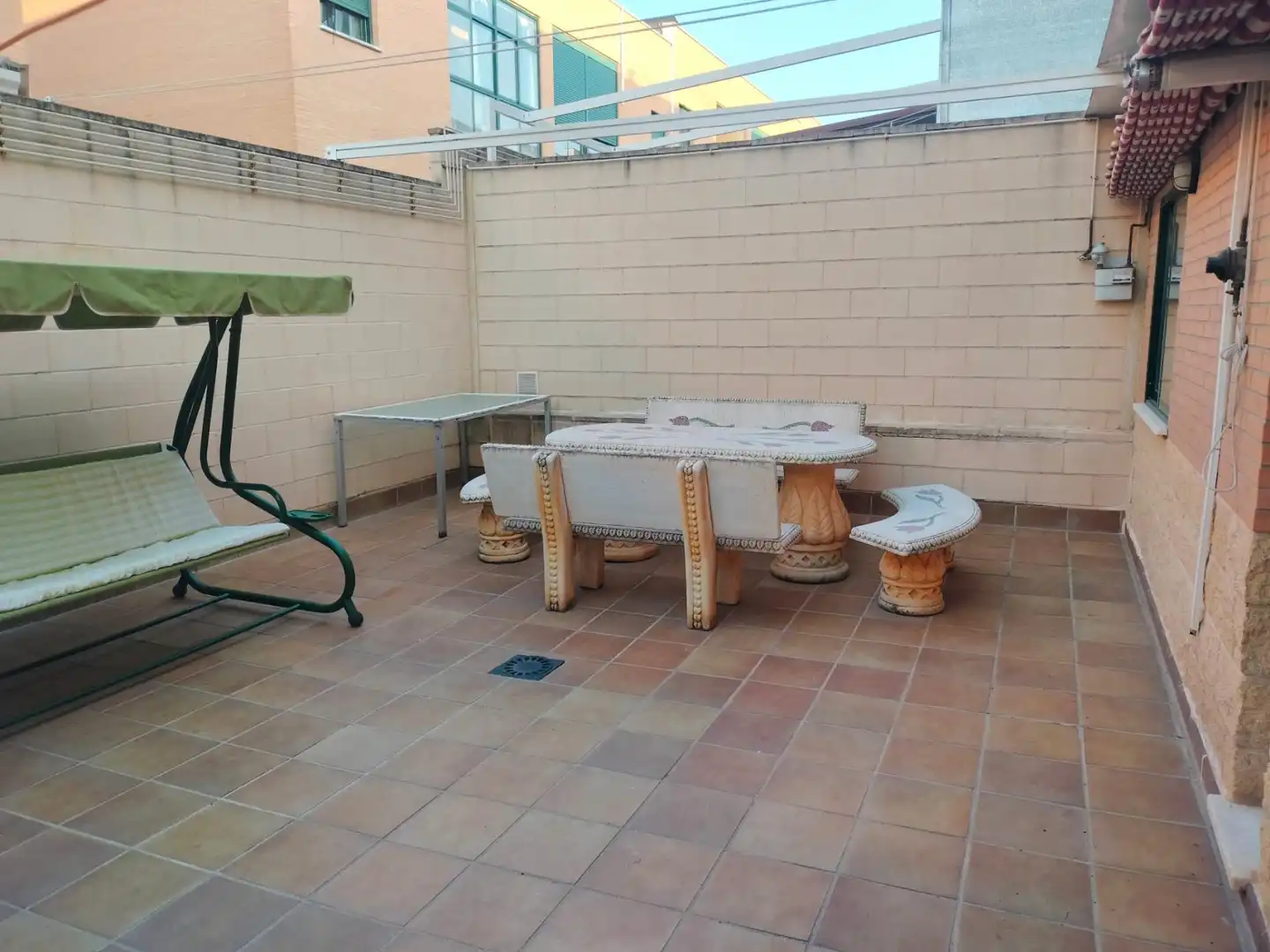 Terrassa de Casa adosada en venda en Argamasilla de Calatrava amb Aire condicionat, Calefacció i Terrassa