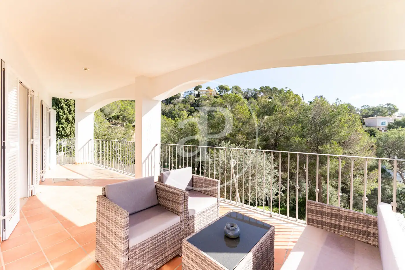 Terrassa de Casa o xalet en venda en Calvià amb Aire condicionat, Calefacció i Jardí privat
