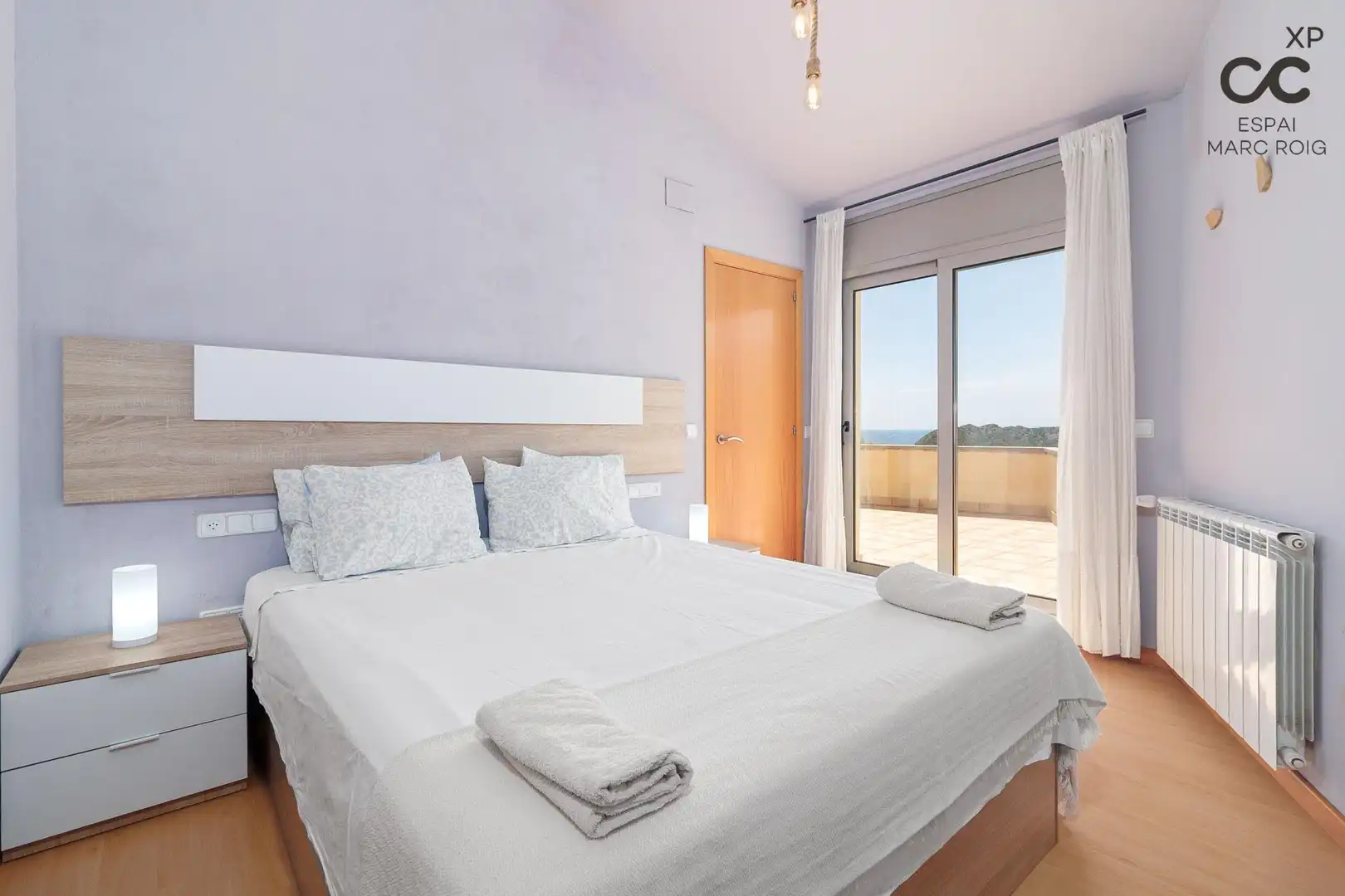 Bedroom of Attic for sale in Portbou  with Air Conditioner, Heating and Terrace