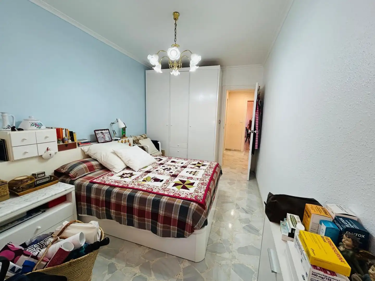 Bedroom of Flat for sale in Petrer  with Air Conditioner, Heating and Balcony