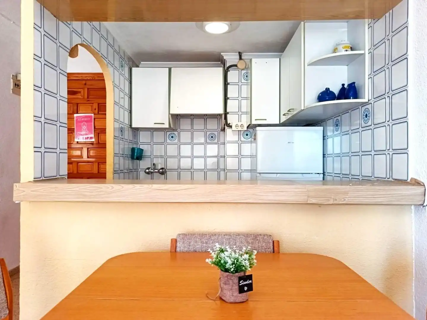 Cocina de Apartamento en venta en Bellreguard con Terraza, Amueblado y Balcón