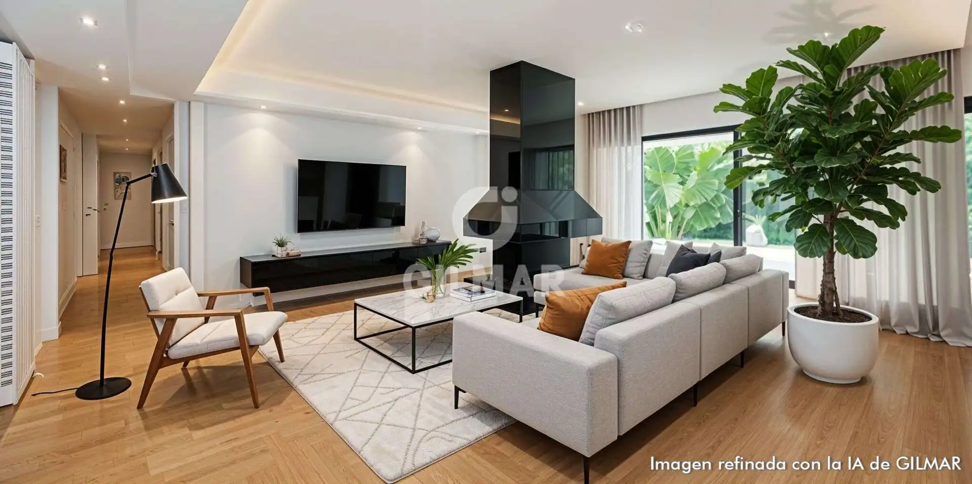 Sala de estar de Piso en venta en Madrid con Calefacción, Trastero y Piscina