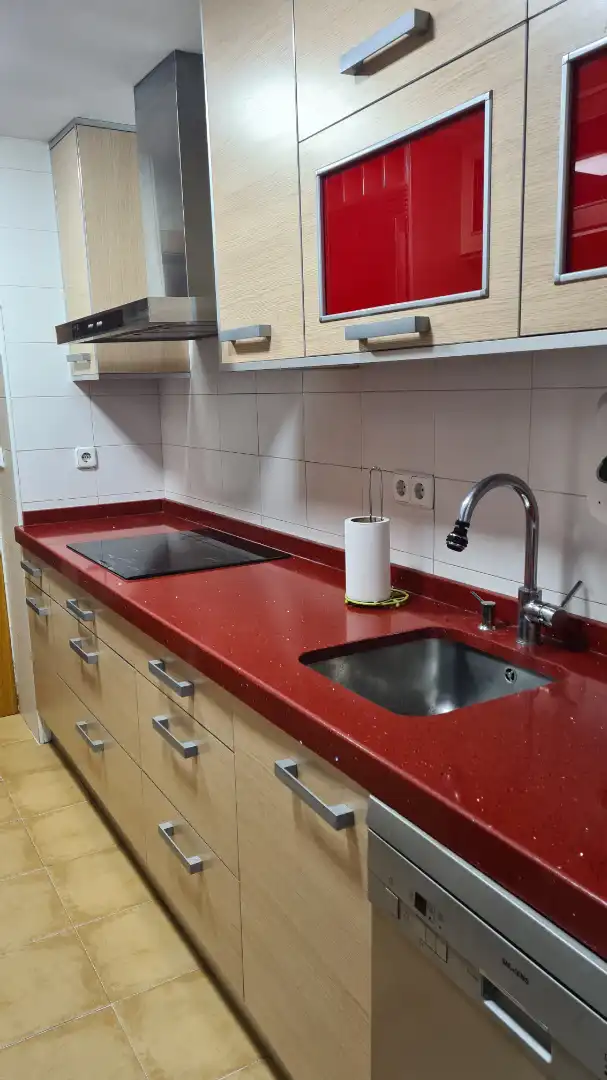 Cuina de Pis de lloguer en Torrejón de Ardoz amb Calefacció, Jardí privat i Parquet