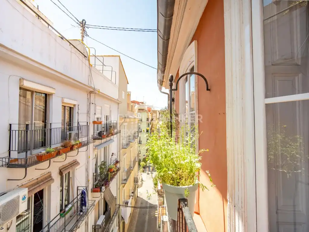 Balcony of Flat for sale in Valencia  with Air Conditioner, Heating and Oven