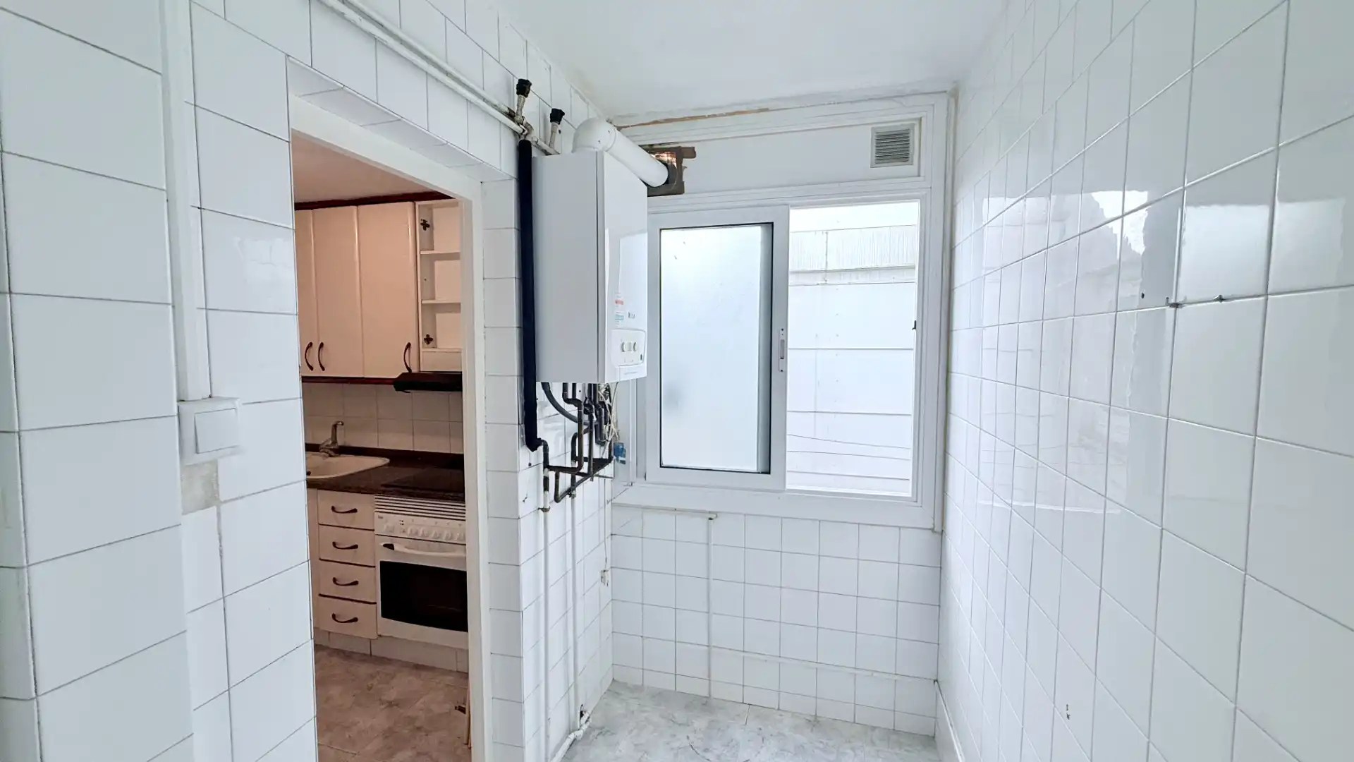 Cocina de Piso en venta en Manresa con Calefacción, Parquet y Balcón