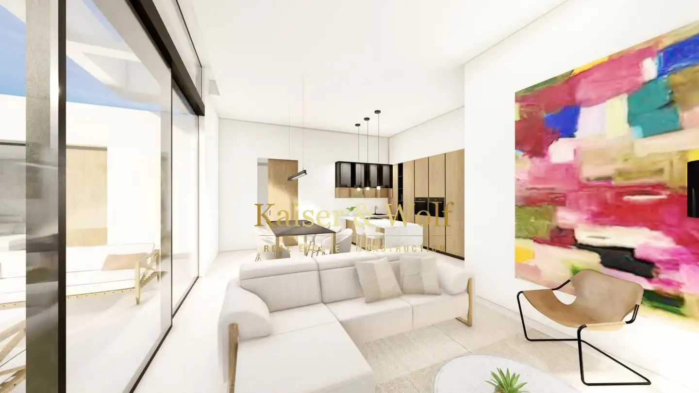 Sala de estar de Casa o chalet en venta en Rojales con Jardín privado, Terraza y Piscina