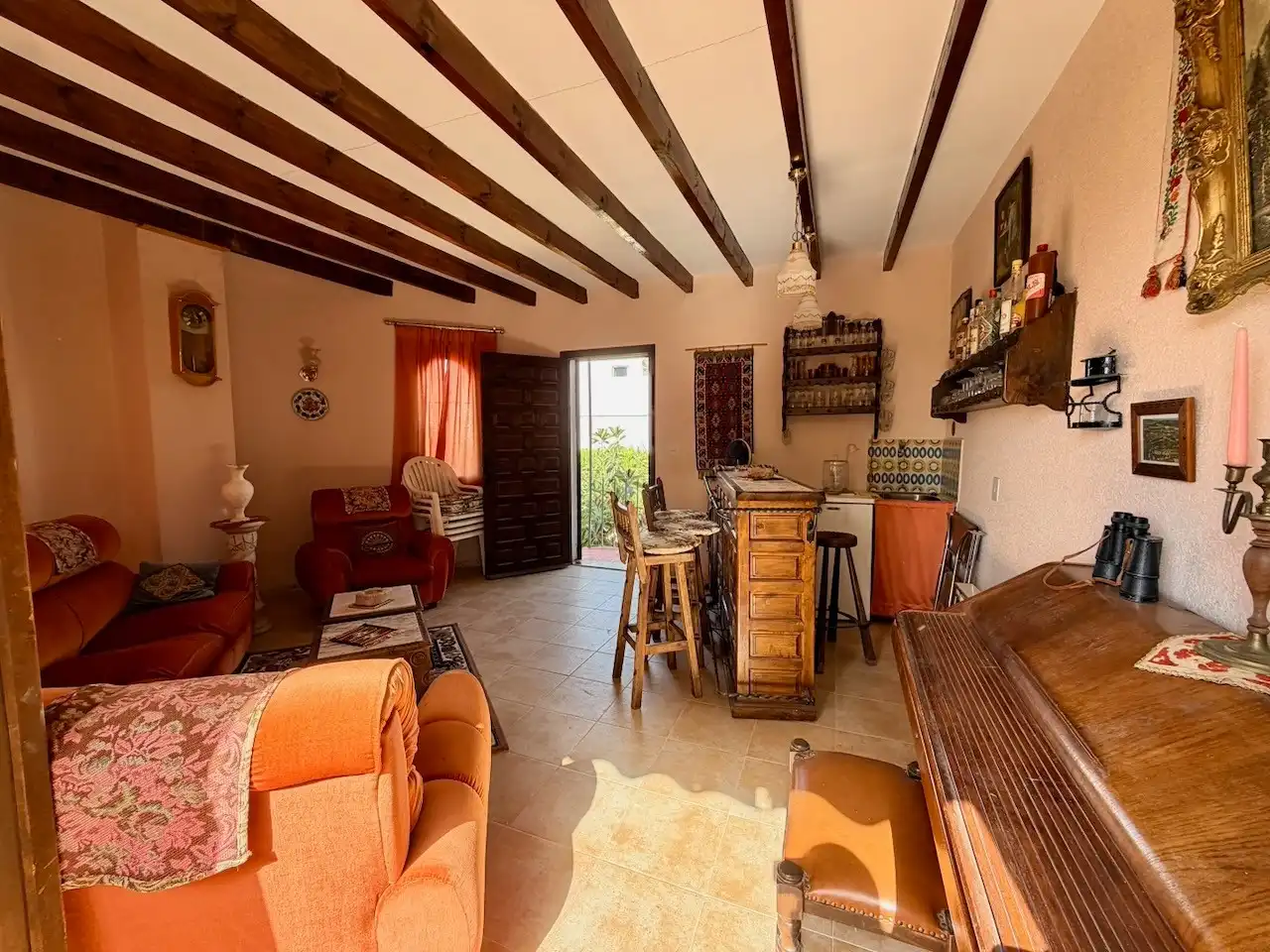 Sala de estar de Casa o chalet en venta en La Nucia con Jardín privado, Terraza y Trastero